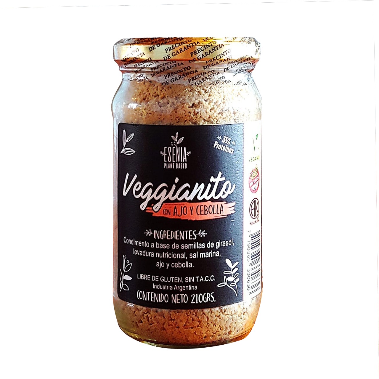 Veggianito con ajo y cebolla